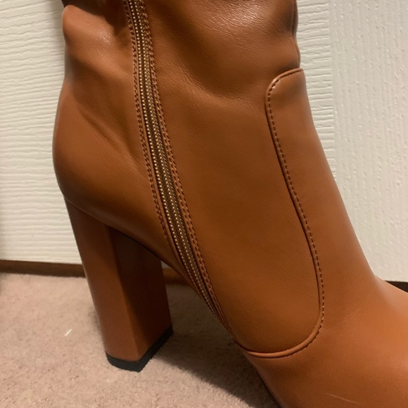 NEW TAN THIGH HIGH BOOTS - Picture 6 of 15